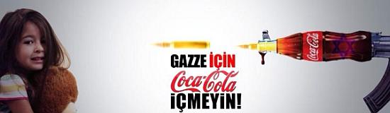 Gazze İçin Filistin İçin Coca Cola İçmeyin